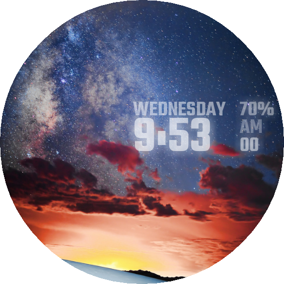 Galaxy Rise Animated Preview (564x564), Png Download