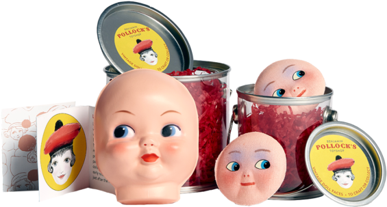 Vintage Doll Faces To Craft Or Collect Large/plastic - Baby Toys (664x564), Png Download