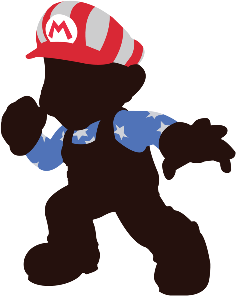 America Clipart Merica - Vector Art Super Smash Bros Ultimate (805x993), Png Download
