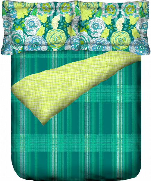 Portico New York Marvella Comforter - Tartan (600x600), Png Download