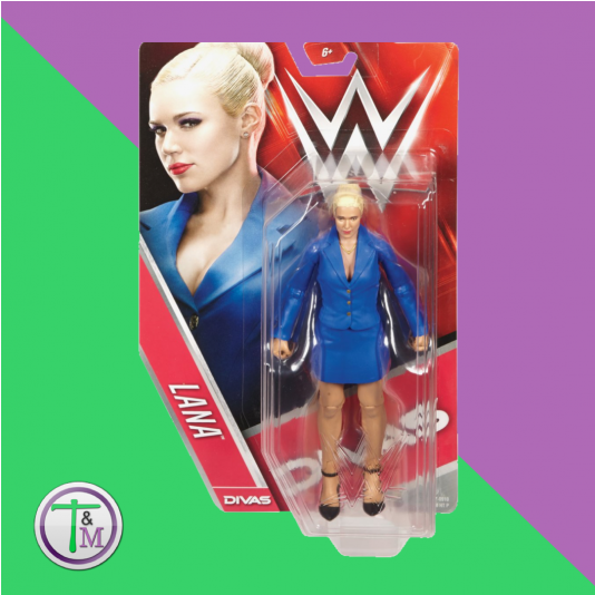 Lana Wwe Basic Series - Wwe Lana Action Figure (533x800), Png Download