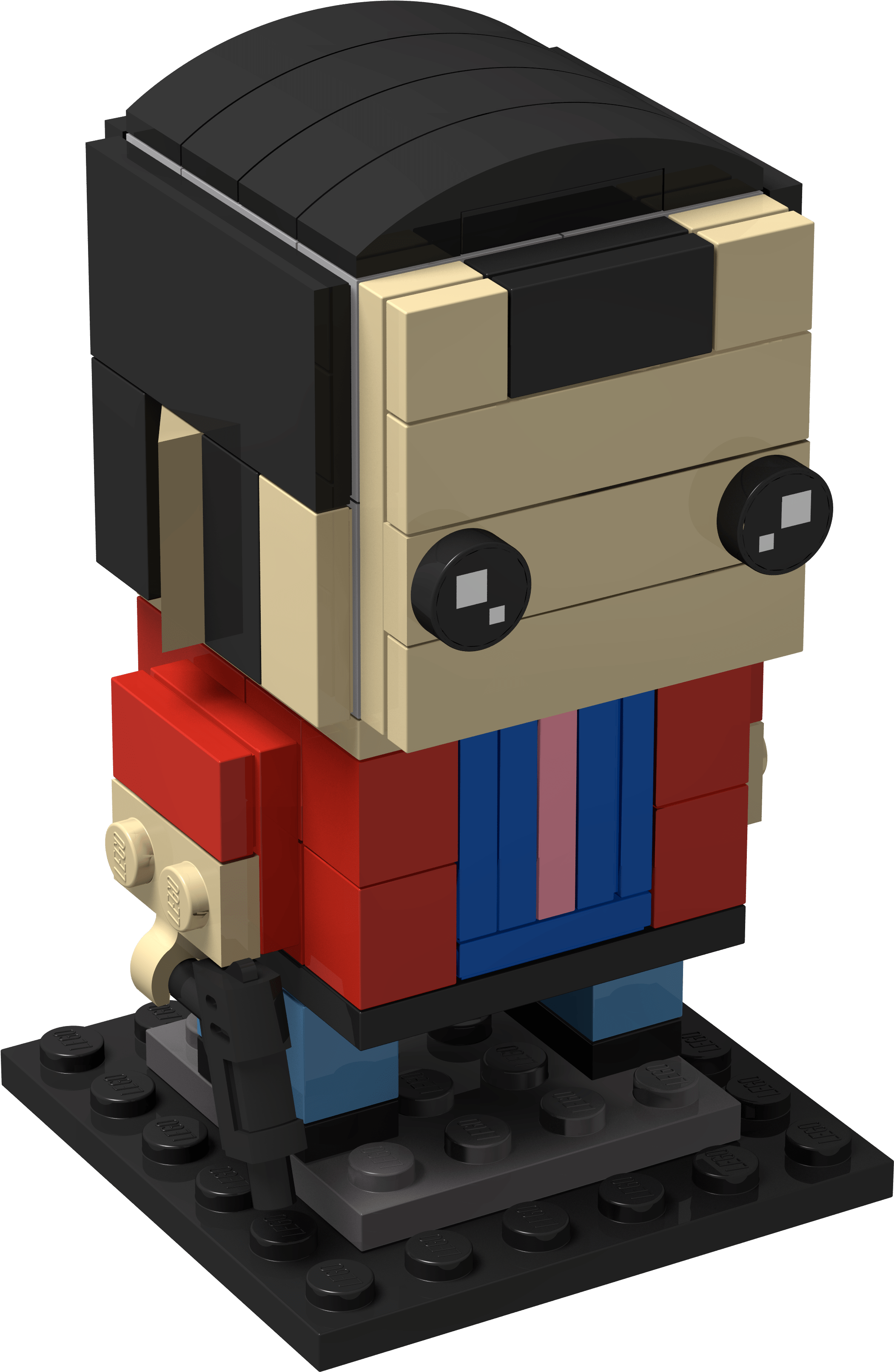 Istruzioni Custom Lego Moc Lupin - Lego (3072x4096), Png Download