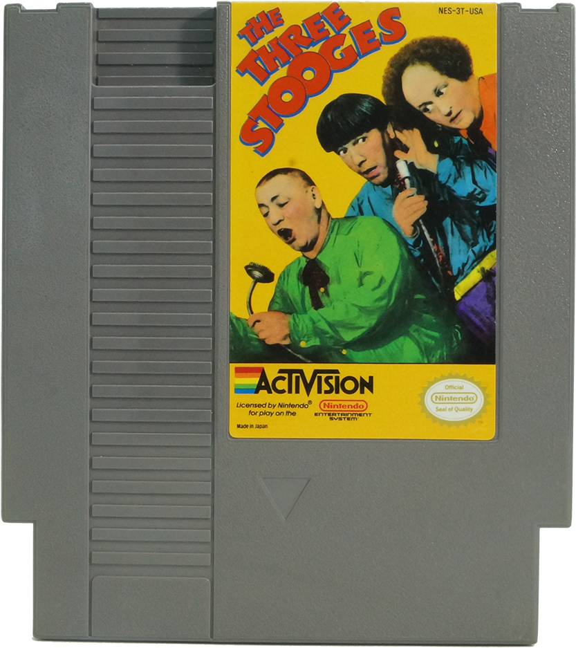 The Three Stooges - Three Stooges Nes Acclaim (920x1000), Png Download