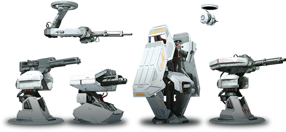 There Are Two Types Of Turrets, And Each Type Must (944x421), Png Download