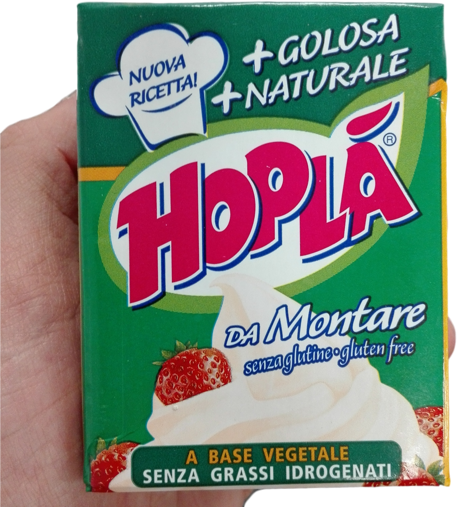 Hopla' Vegetarian Cream Ml 200 Whipping Non Idrogenato - Hopla Whipping Cream (2000x2000), Png Download
