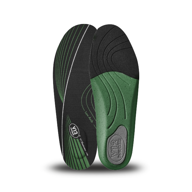Dynamic Arch Green Low Insole Vs200 - Skate Shoe (640x640), Png Download