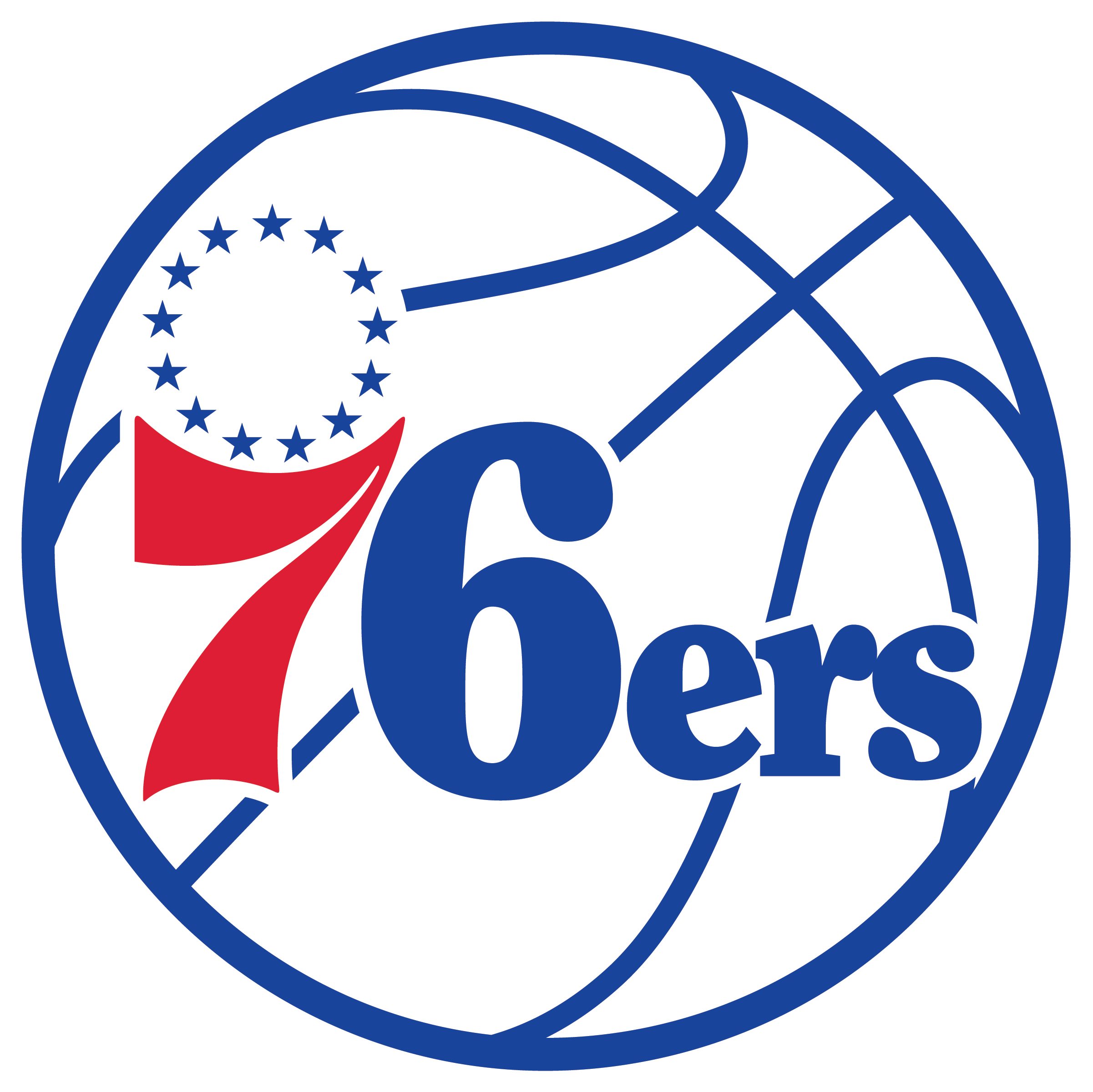 New Jersey Devils And Philadelphia 76ers Sales Associate - Philadelphia 76ers Logo 2016 (2700x2700), Png Download