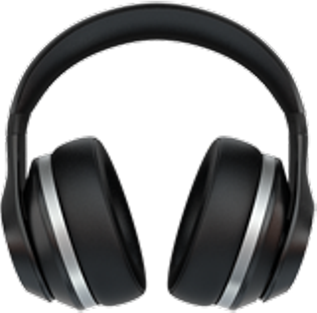 Download •headphones Emoji 🎧 HD Transparent PNG