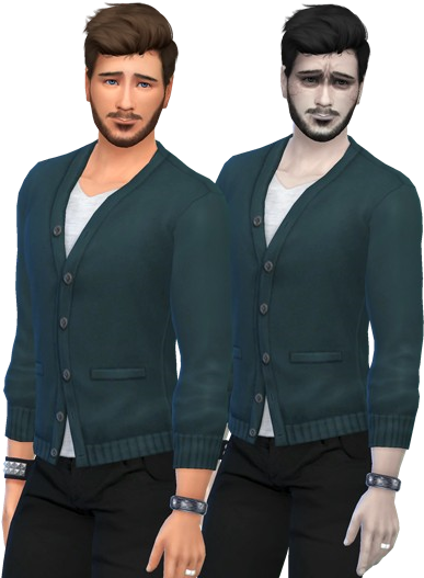 Sims 4so - Male Sims 4 Vampire Clothes (640x640), Png Download