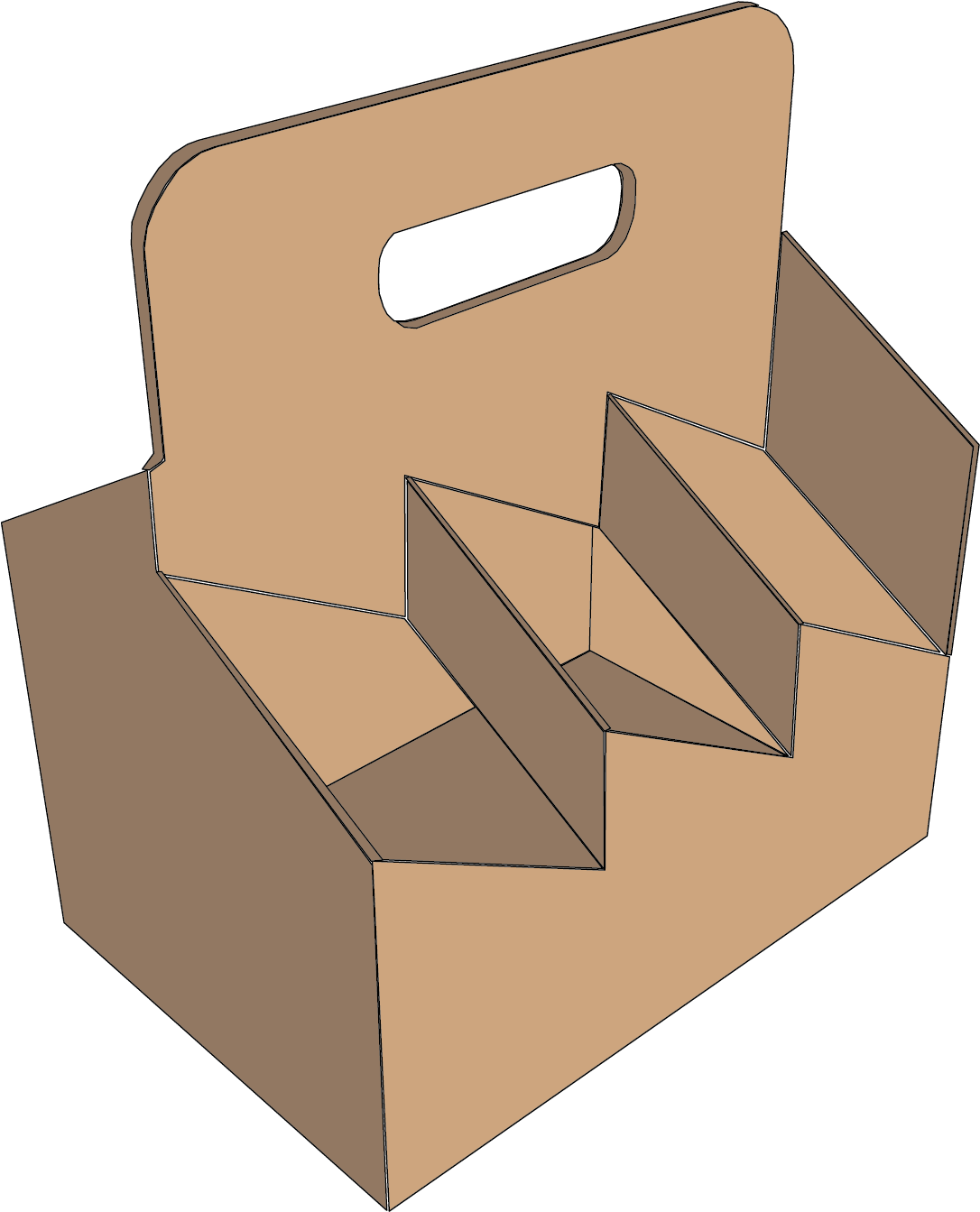 Cardboard Box Png - Cardboard Beer Boxes (1418x1418), Png Download