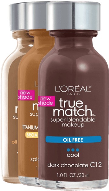 L'oréal True Match Super Blendable Makeup - L Oreal True Match Foundation Shade Range (720x720), Png Download