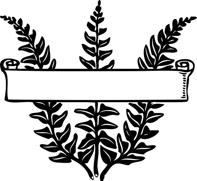 Vector Black And White Fern Clipart Spore - Transparent The End Clipart (640x590), Png Download
