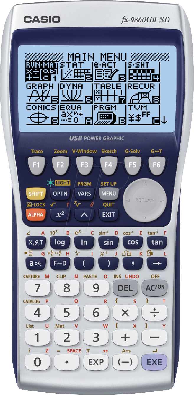Casio Fx9860giis (657x1337), Png Download