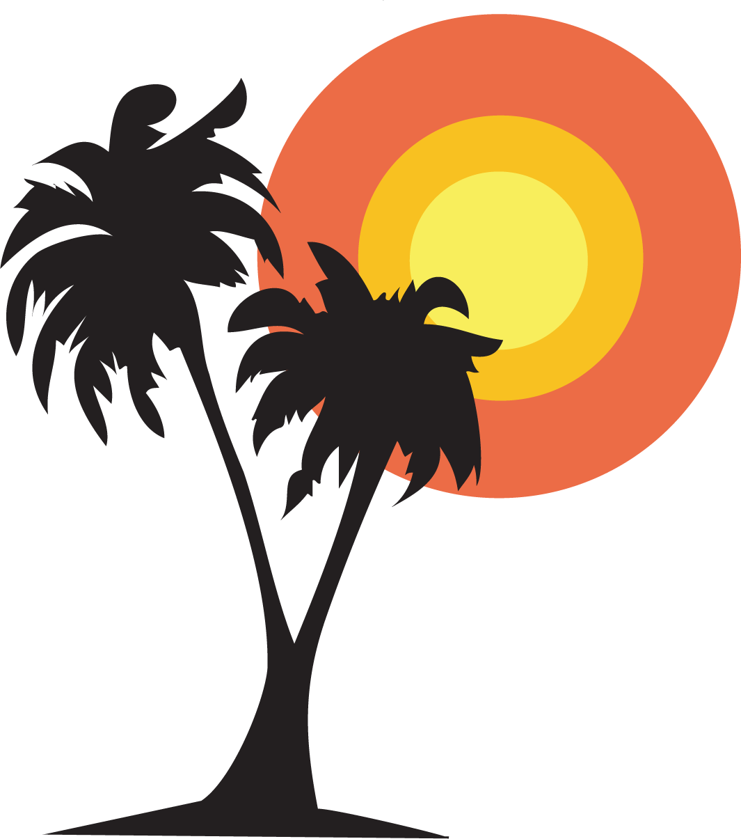Indigos Ug Wandtattoo W362 Palme Palmen Baum Pflanze (1065x1205), Png Download