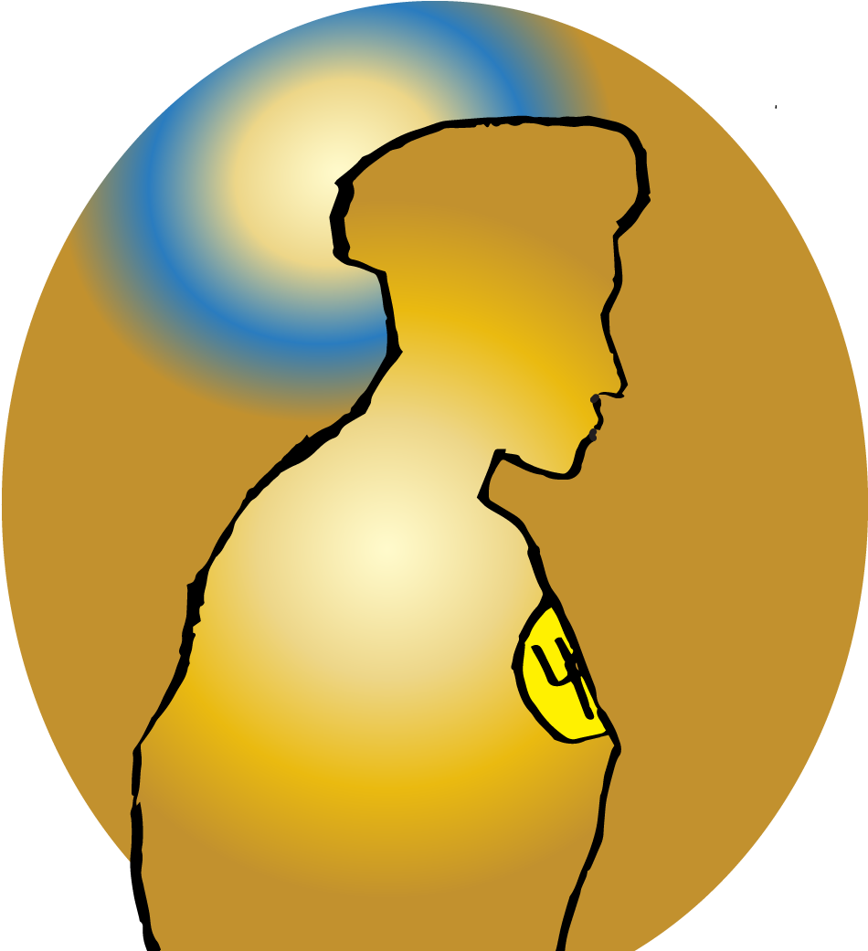 Neptune Queen Iconic Silhouette Gold Plate - Neptune (984x1205), Png Download