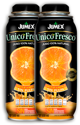 Jugo Natural Sabor Naranja - Jumex (500x500), Png Download