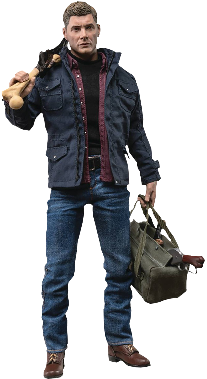Dean Winchester 1/6th Scale Action Figure - Supernatural Dean Figure (674x1230), Png Download