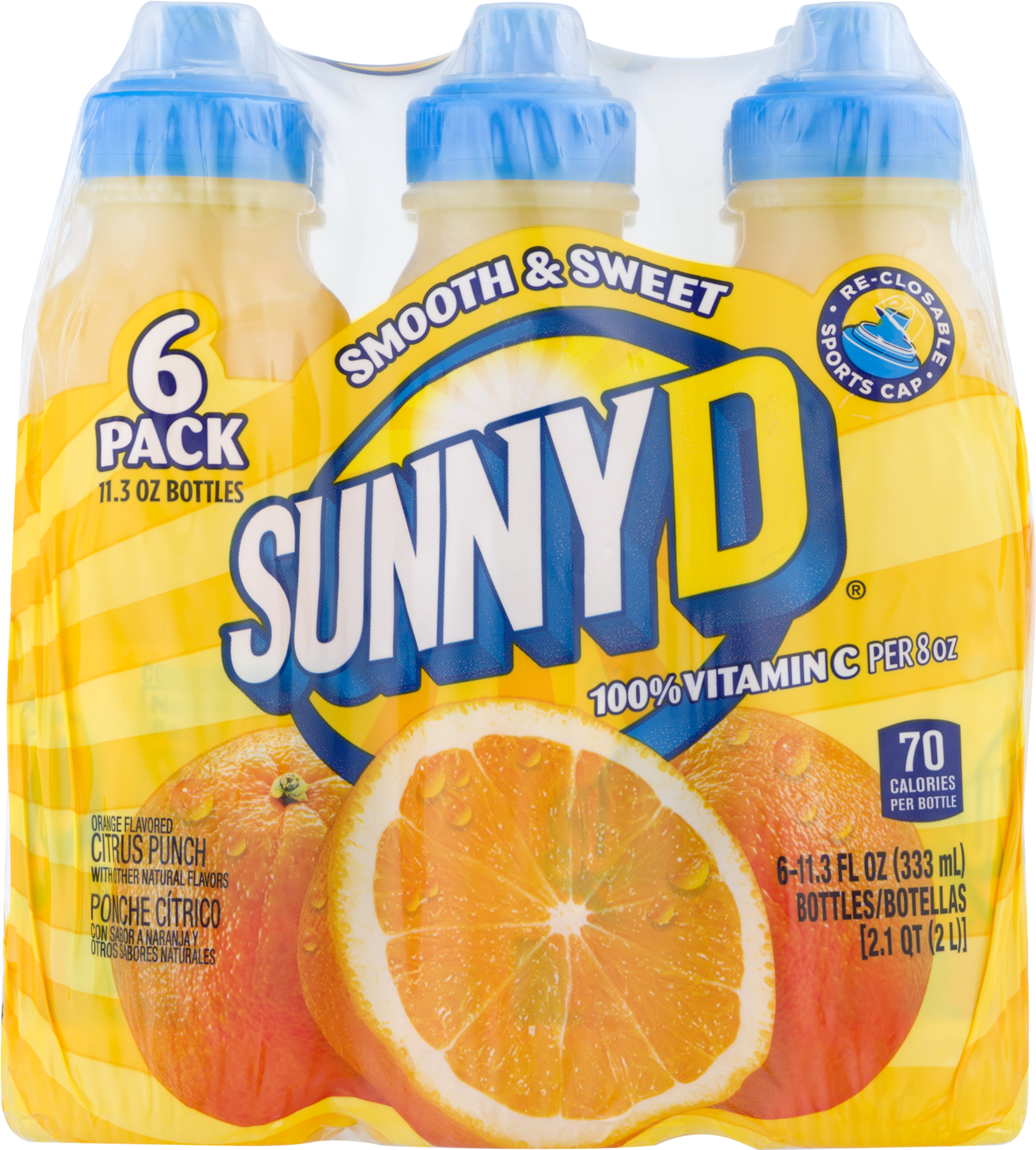 Sunny D Tangy Original Citrus Punch (1800x1800), Png Download