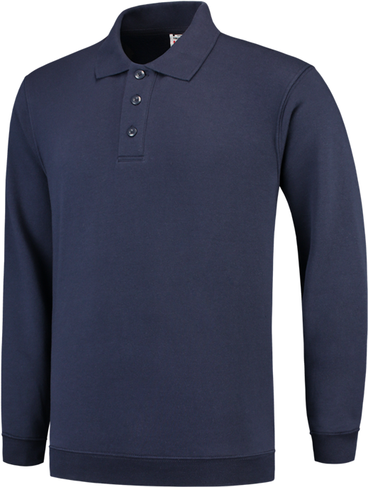 Polo-neck Sweater With Hem // 301005inkxl - Long-sleeved T-shirt (710x710), Png Download
