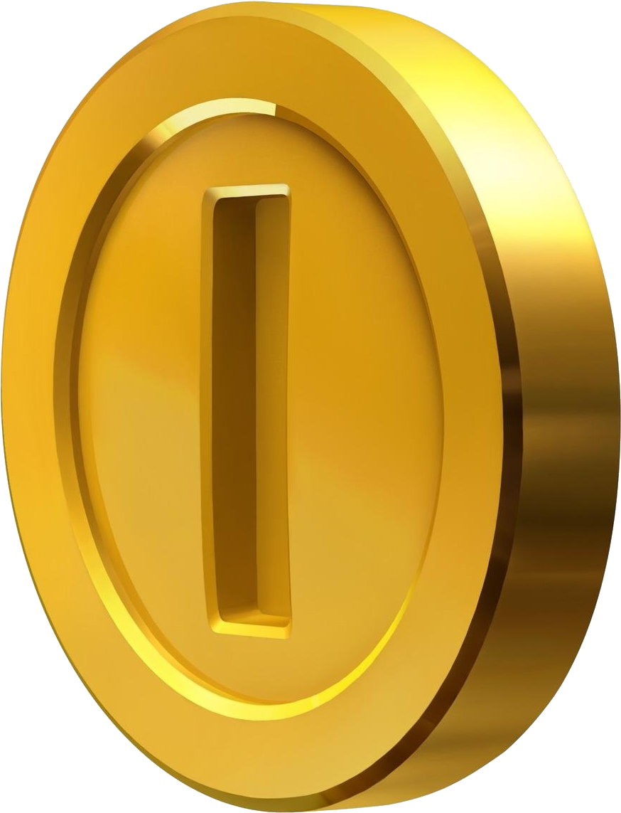 Coin Mario Bros Png (1280x1280), Png Download