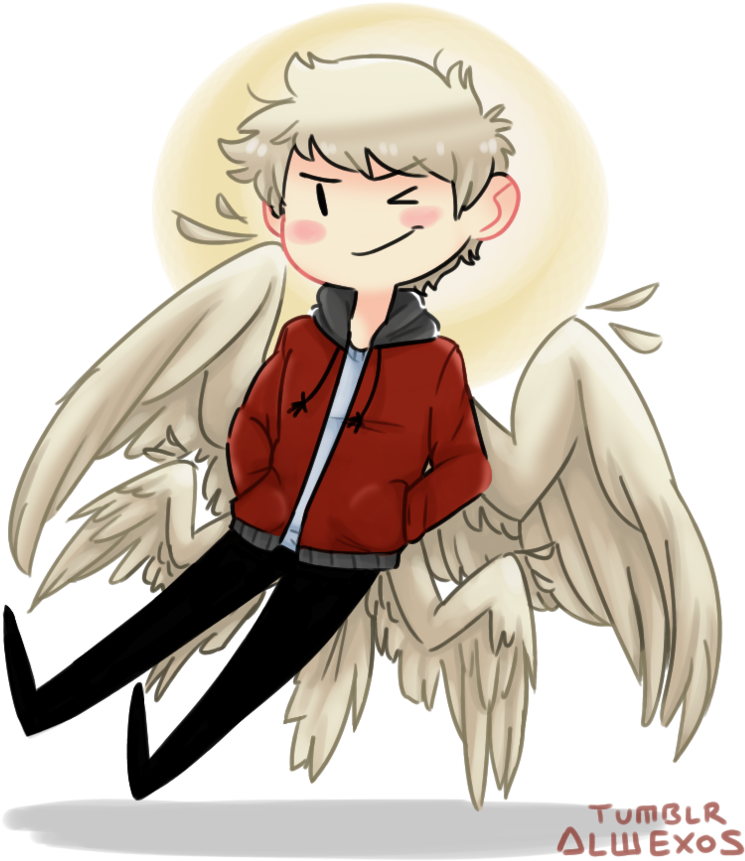 Image Black And White Download Archangel Drawing Anime - Deviantart (894x894), Png Download