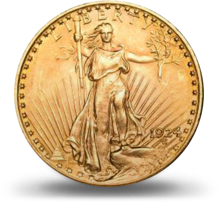 Pre-1933 Us Gold Coins - 1933 Gold Double Eagle (460x500), Png Download