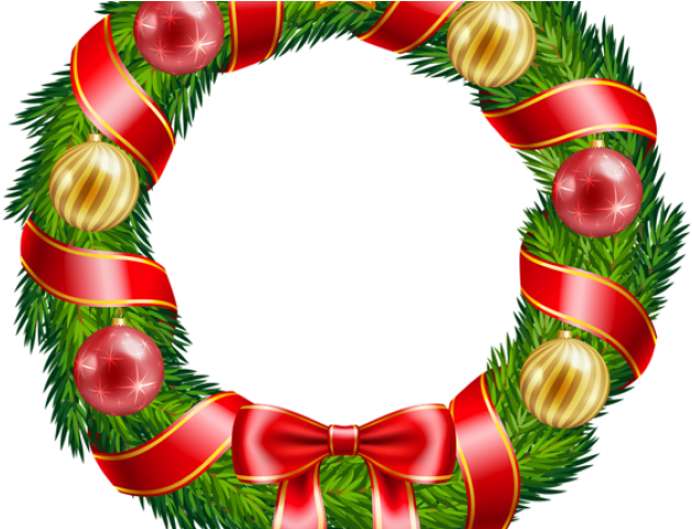 Download Hd Holley Clipart Gold Christmas Garland Coronas Navidenas Png Transparent Png Image Nicepng Com