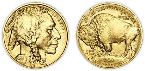 The American Buffalo Gold Coin Features An Image Of - Buffalo Gold Coin (600x300), Png Download