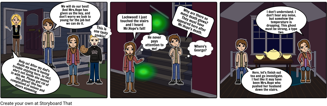 Comic - Lockwood And Co Funny (1164x385), Png Download