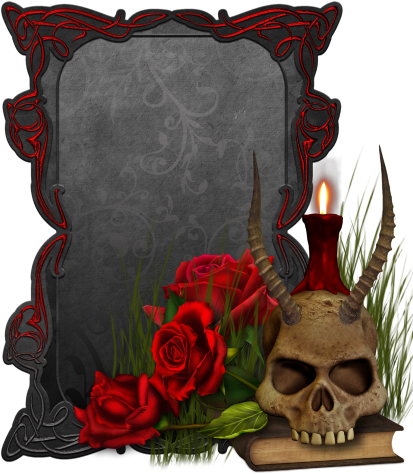 고딕 뱀파이어, Gothic Fashion, 클립 아트, Dragon, Deviantart, - 3d Gothic Skulls Png (837x954), Png Download