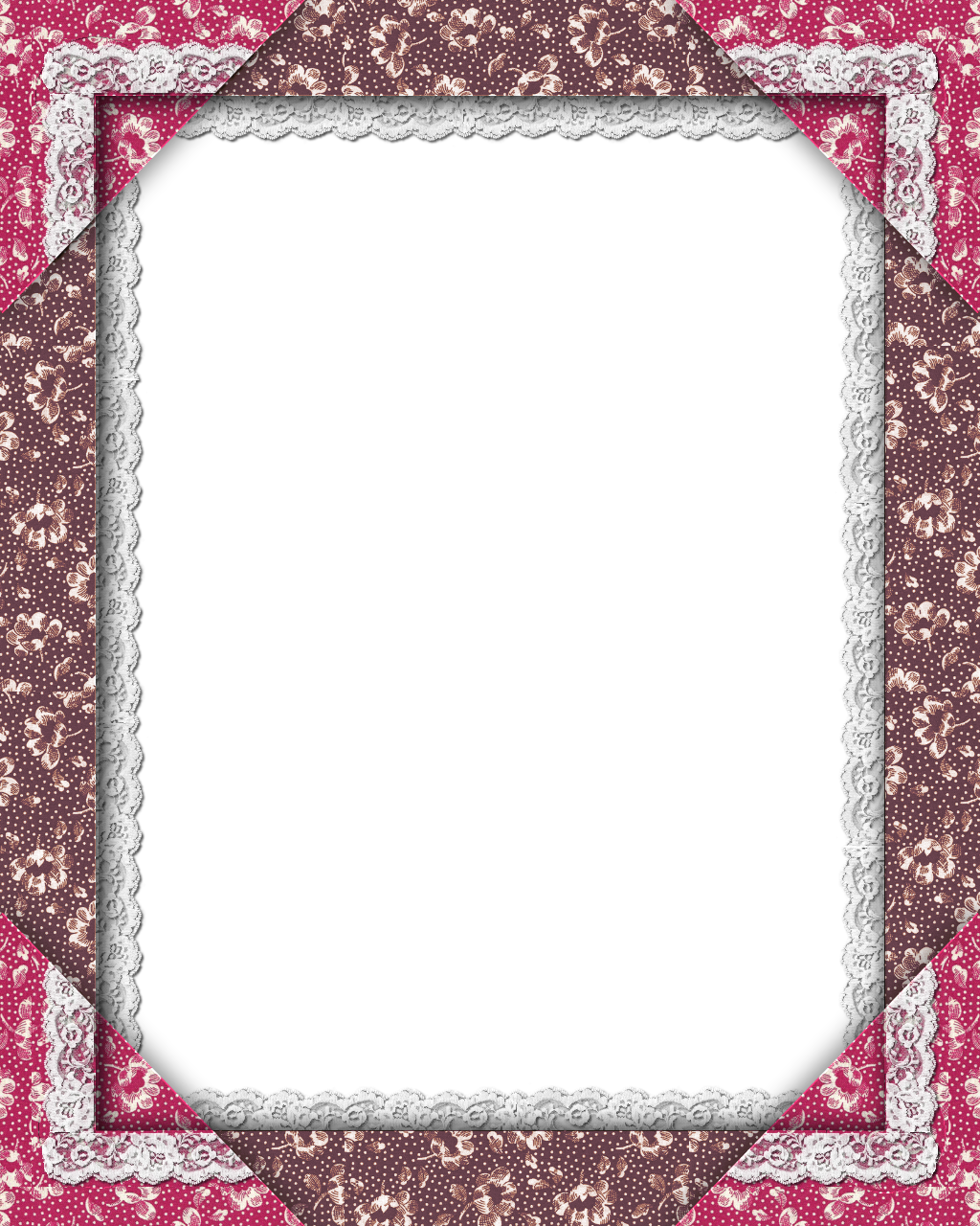 Roze Photo Frame Png (1024x1280), Png Download
