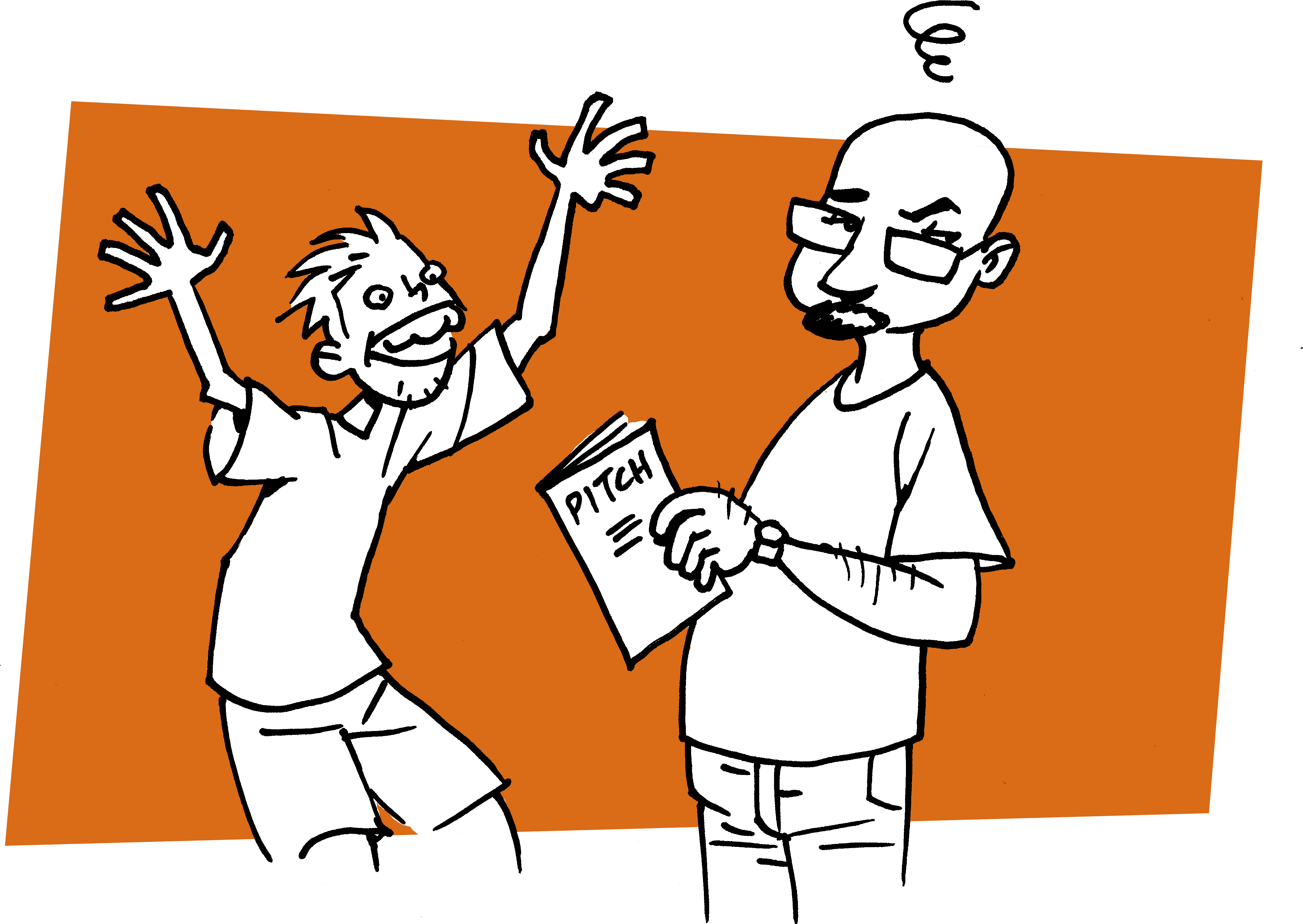 A Lot Of Artist And Writers Dream Of Being Published - Pitching Proposal (4776x3382), Png Download