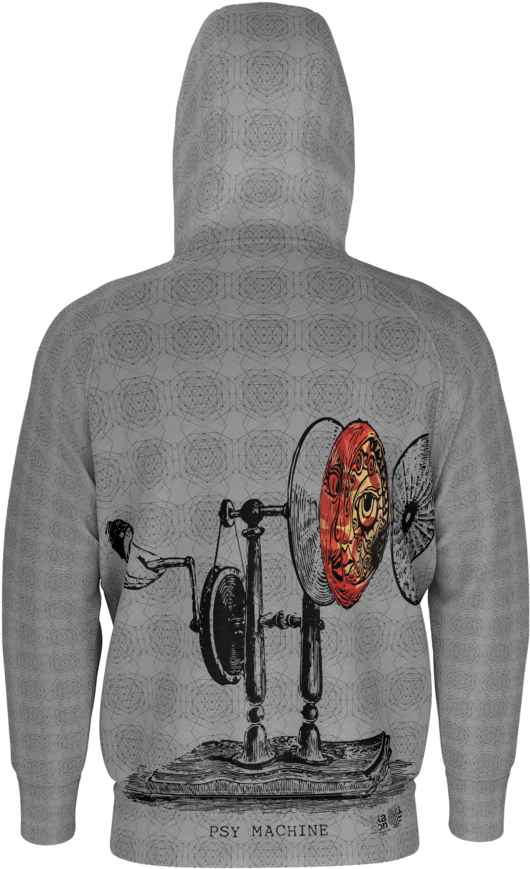 Psy Machine Hoodie - Hoodie (1000x1000), Png Download