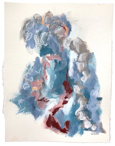 "exumas Study I" - Watercolor Paint (500x500), Png Download