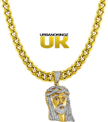 Gold Chains For Men Png 7 Tag With Gold Chain Psd Images - Gold Chain Cross Png (354x400), Png Download
