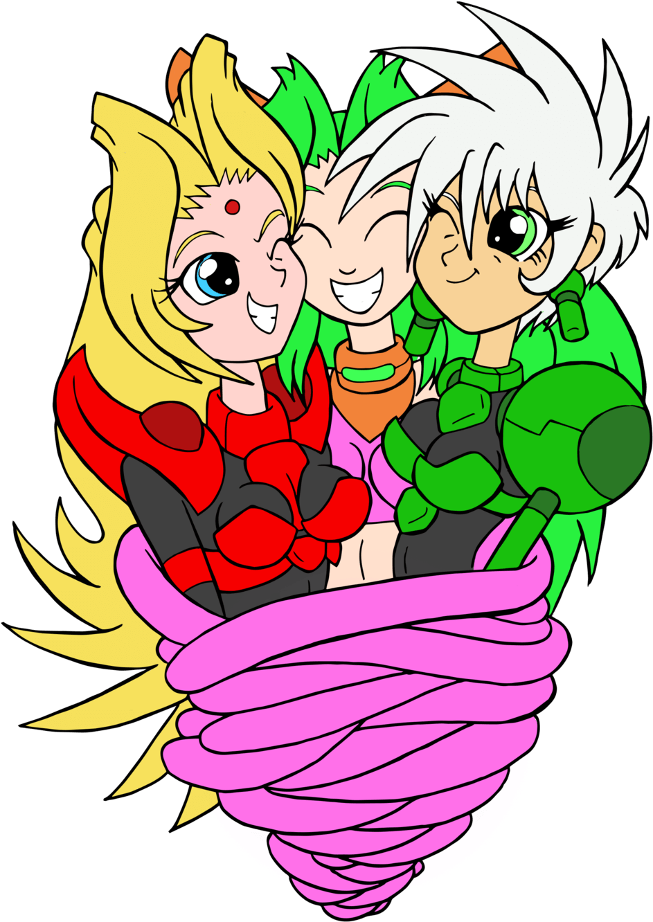 Psy - Deviantart Elastic Hugs (1024x1443), Png Download