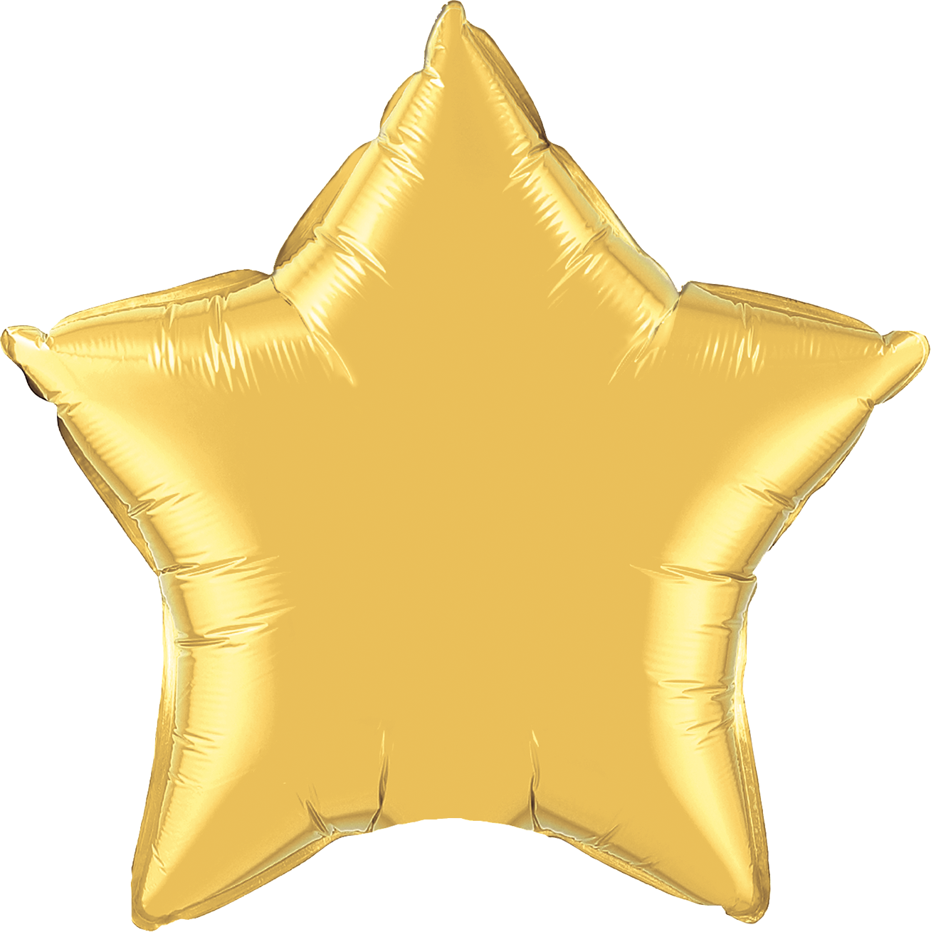 Way To Celebrate 20" Star Metallic Gold Foil Balloon - Star Foil Balloon (1308x1309), Png Download