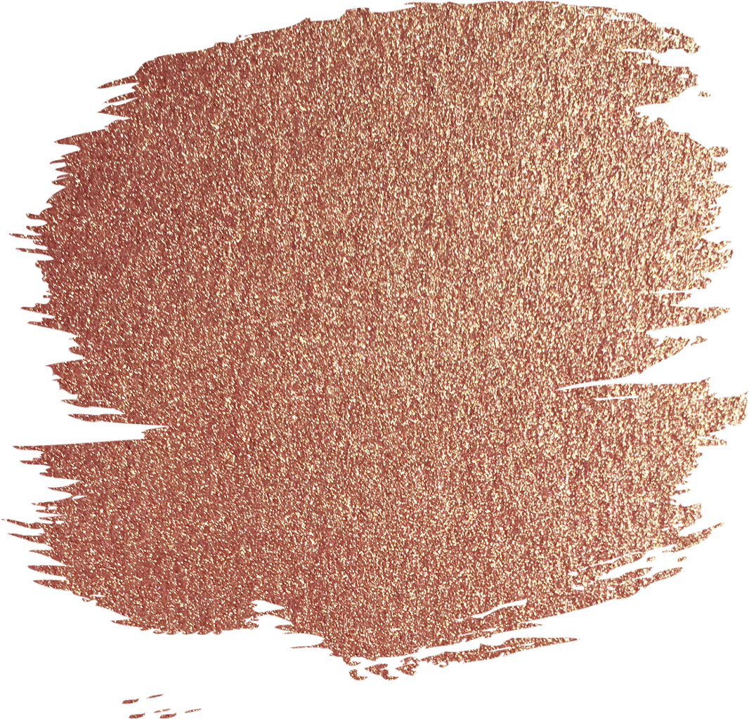Rosegold Glitter Gold Foil Overlay Brushstroke Ftestick - Hairdresser (1066x1024), Png Download