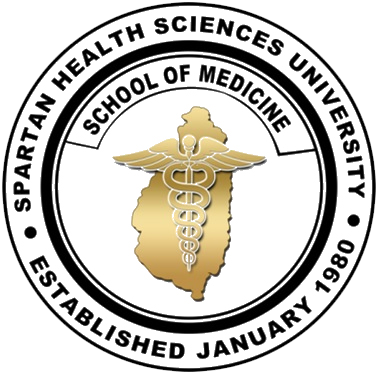 Spartan Logo White - Emblem (380x374), Png Download