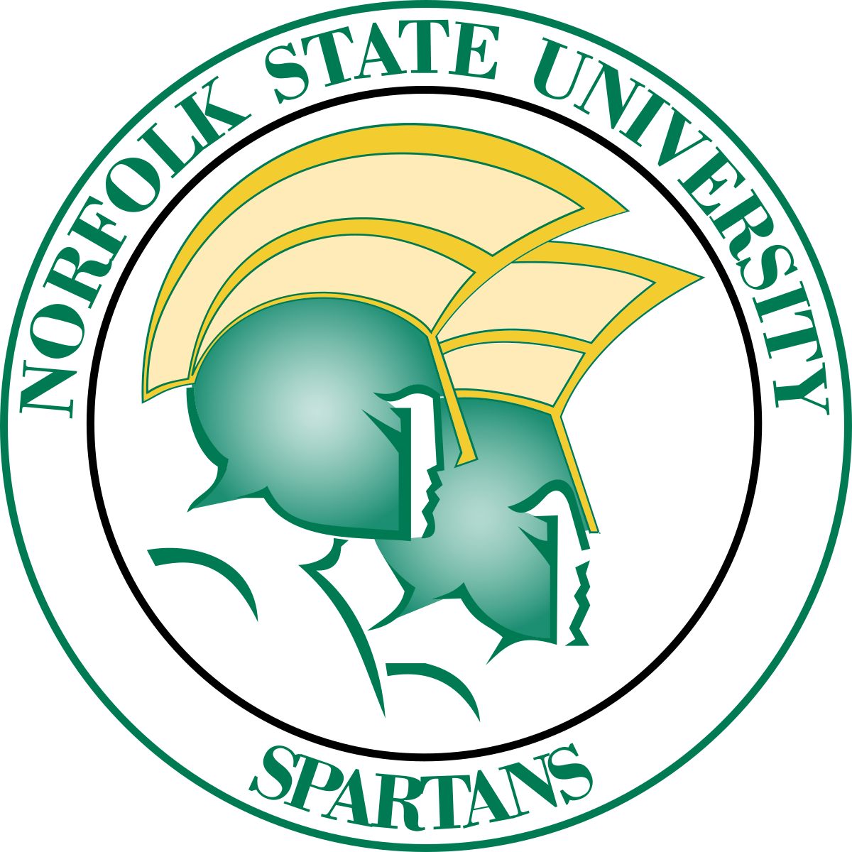 Nsu Spartan Logo - Norfolk State Athletics Logo (1200x1200), Png Download