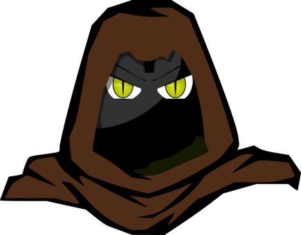 Cartoon Character Drawing Comics Graphic Arts - Hooded Cartoon Characters (435x340), Png Download