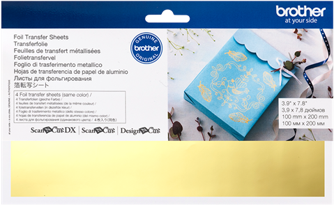 Gold Foil - Caftsgld1 - Brother Scanncut Sdx (564x423), Png Download