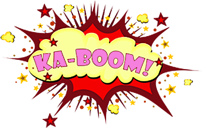 Comic Girl Explosion Messages Sticker-0 - Zazzle Comic-mädchen Ipad Mini Schale (408x408), Png Download