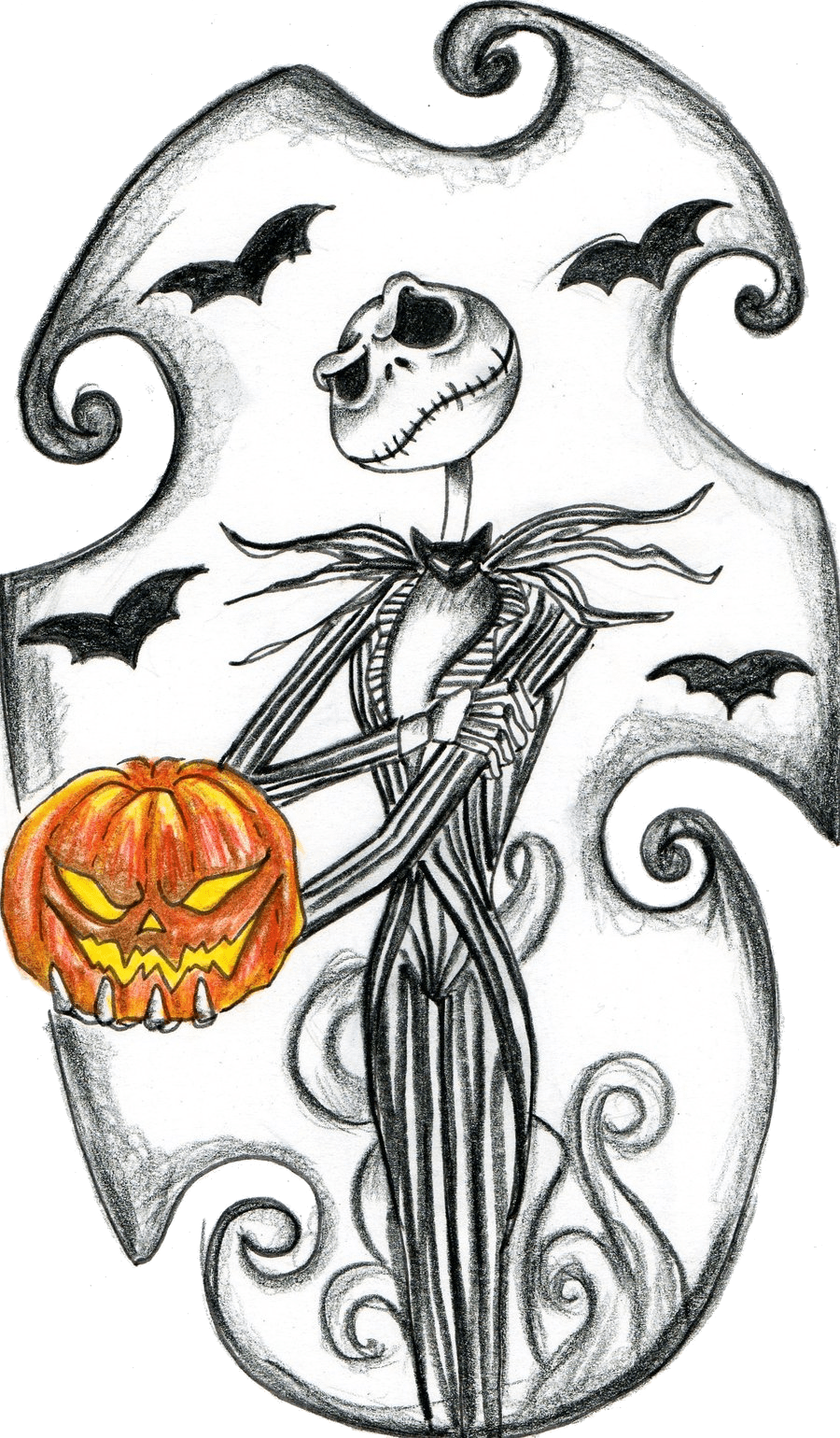 Jack Skellington Halloween Nightmare Before Christmas - Nightmare Before Christmas Png (438x750), Png Download