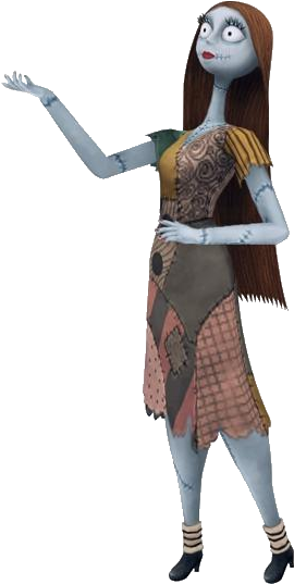Sally Nightmare Before Christmas (302x556), Png Download