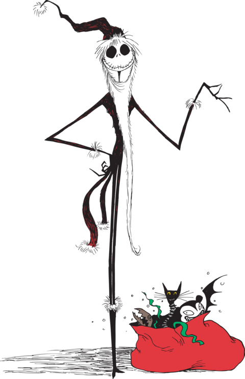 Mi Stickerbook Jack8 044ef574 - Nightmare Before Christmas Jack Christmas (480x744), Png Download
