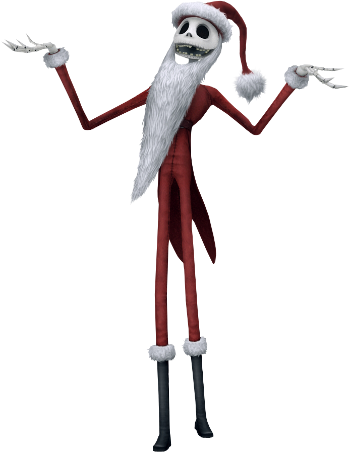 Jack Skellington Png High Quality Image - Jack Skellington Sandy Claws (691x897), Png Download
