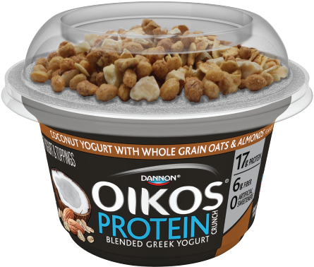 Oikos Coconut Greek Yogurt (519x402), Png Download