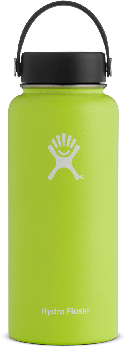 32oz Wide Mouth - Yellow 32 Oz Hydro Flask (804x1262), Png Download