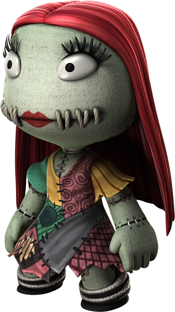 Lbp Nightmare Before Christmas Sally Transparent Ps - Sally Nightmare Before Christmas Transparent (960x544), Png Download